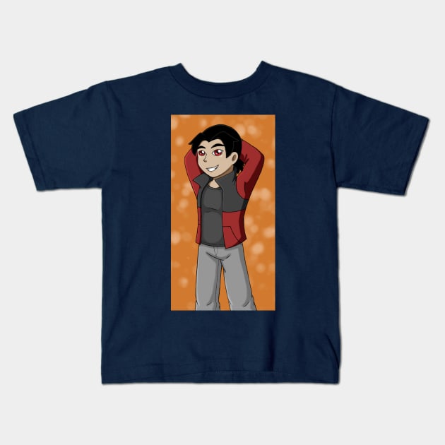 Marcus Relax Kids T-Shirt by Firestorm Fox